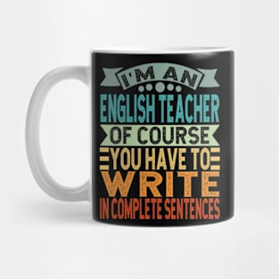 English Teacher Mug